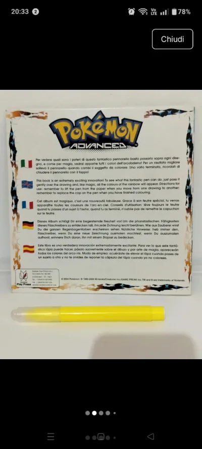 Album da colorare Pokémon Advanced con pennarello svelacolori. — foto 2